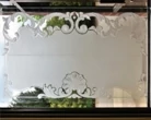 Panel Seashell Etched Glass 