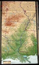 Map-South Central USA-Raised