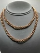 Long Stainless Steel Rose Neckla