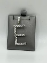 Silver "E" Pendant 
