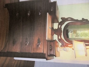 Dresser with Rotating Mirror