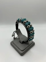 Blue Shamballa Bracelet 