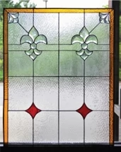 Panel Fluer de lis Glass