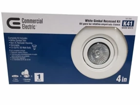 4" Recessed Gimbal Light Kit