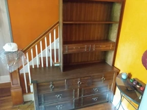 Dresser w/ Shelves 