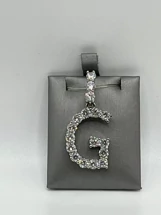 Silver "G" Pendant 