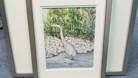 Blue Heron Watercolor Painting
