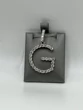 Silver "G" Pendant 