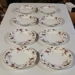 MINTON CHINA Ancestral 8 salad plates Rare Find England