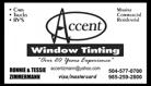 Accent Window Tinting