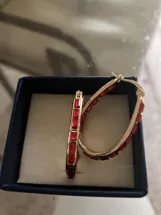 Stone Loop Earrings