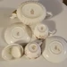 MINTON CHINA Ancestral Tea pot Set 2 cups saucers Rare Find England