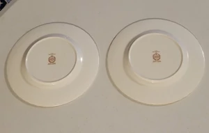 MINTON CHINA Ancestral 2 salad plates Rare Find England