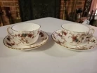 MINTON CHINA 2 cups & saucers