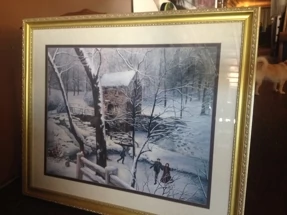 Artist Glenda Turley "OLD MILL STREAM IV" Signed Litho w/ Cert. of Authenticity